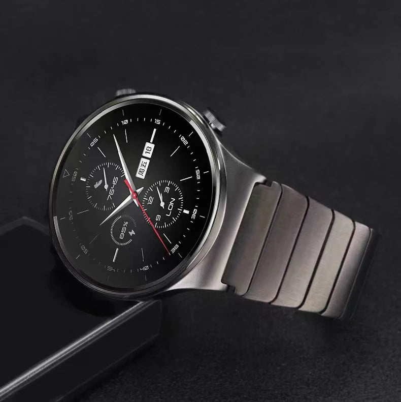 22mm Metal Strap For Huawei Watch 3 / GT2 Pro Honor GS pro Samsung Galaxy Watch 3 Stainless Steel Bracelet For Amazfit GTR band