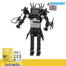 2024 Strengthen Skibidi New A Series of Toilet Man Drill Male Titan Man Female TV Personality Building Blocks Set Toys For Gift