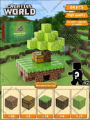 Magnetic Building Blocks Mine World Magnet Cubes Forest Set for Boy Girl Kid Age 3+ DIY Model Children STEM Sensory Toy Gift