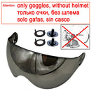 LOCLE Upgrade Ski Helmet With Goggles Integrated PC+EPS CE Certification Skiing Helmet Women Men Ski Snowboard Snow Helmet