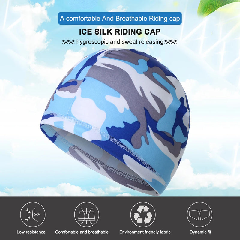 Quick Dry Helmet Cycling Cap Summer Anti-UV Anti-Sweat Sports Hat Motorcycle Bike Riding Bicycle Cycling Hat Unisex Inner Cap