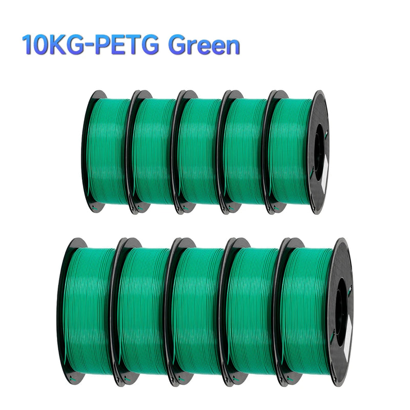 10/5kg PETG Filament For 3D Printer Plastic Material 22LBS 1.75mm Non-Toxic Eco-Friendly PETG 3D Filament Consumables for Ender