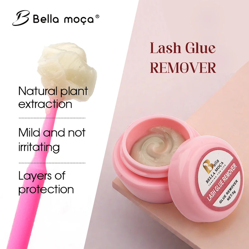 10PCS Eyelash Glue Remover 5g Lashes Glue Remover Eyelash Extension Glue Remover No Irritating Quick Unloading Adhesive Makeup