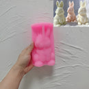 Two Designs Golden Rabbit Silicone Candle Mold Bunny Silicone Mold Sitting Rabbit Animal Soy Wax Mould Resin Easter Home Decor