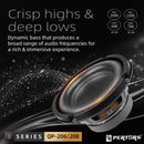 Q-PERTORS 6.5/8 Inch 200W/220W Car Subwoofer Audio Speaker for Car Home Theater System Upgrade Stereo Component Modification