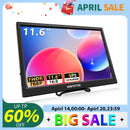 HGFRTEE 11.6 inch Portable Monitor 768P  Display Laptop Screen Second Game Extension Monitor for Switch/PS4/Xbox/Raspberry Pi
