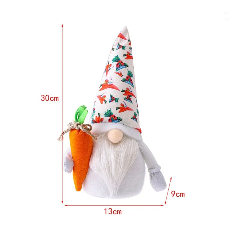 Easter Faceless Gnome Rabbit Doll Cartoon Home Easter Ornament Bunny Doll Easter Party Gifts