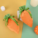 Velvet Easter Bags Cute Carrot Gift Packing Bags Dropshipping Radish Chocolate Candy Bags Wedding Birthday Party Decoration 2023