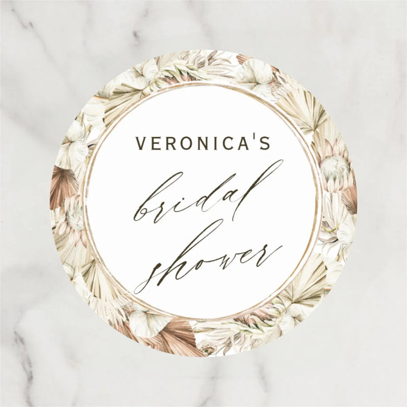 Customized wedding thank-you circular stickers, suitable for occasions such as weddings, birthdays, baptisms, and anniversaries.