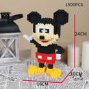 Disney 1500pcs Mickey Mouse Blocks Toy Small Particle Mini Diamond Puzzle Building Blocks Toy for Children As A Gift for Adults