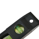 Horizontal Ruler 3 Bubble Spirit Level Magnetic ABS Shell Mini Pocket Portable Spirit Level Tool Measure Tool Machinery Leveller