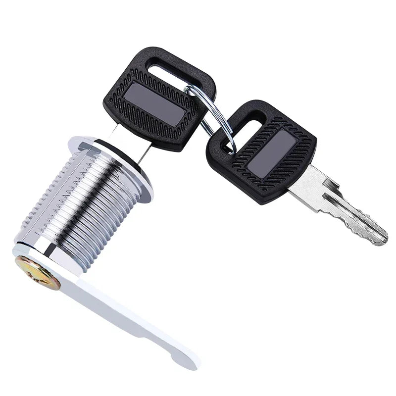 5/20 Sets Security Cam Locks - Metal Alloy Cylinder Cabinet Locker Cam Lock with 2 Keys.for Security Mailboxes,Cabinet Drawers.