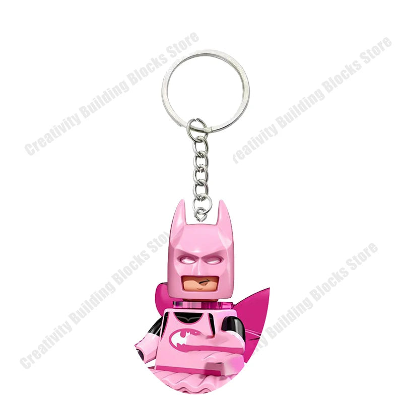 Hot Selling Classic Series keychain Mini 3D Character Model Set Building Blocks Assembling Toys Children's Birthday Gifts