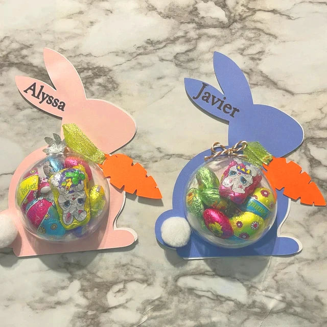 Easter Bunny Rabbit Basket dome candy holder Metal Cutting die for Thanks card Making