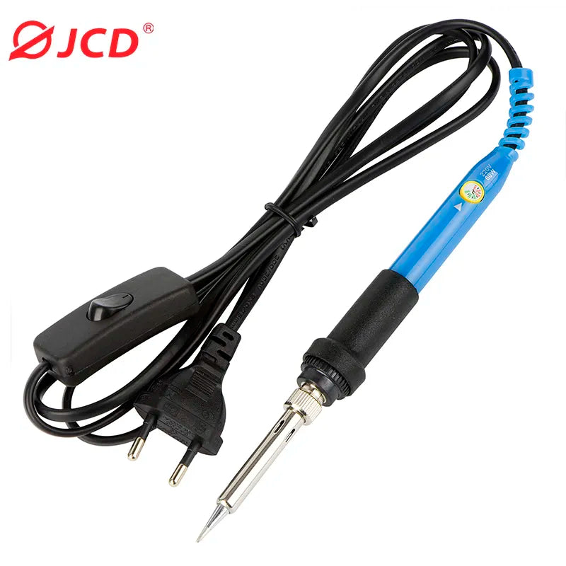 JCD 110V 220V 60W US/EU/UK Plug Electric Soldering iron 908 Adjustable Temperature Solder iron With quality soldering Iron stand