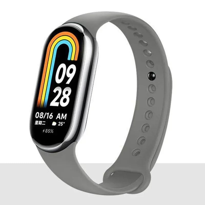 Watch Strap for Xiaomi Mi Band 8-9 NFC Bracelet Accessorie Sport Silicone Smartwatch Wristband correa Mi Band 8-9 global version