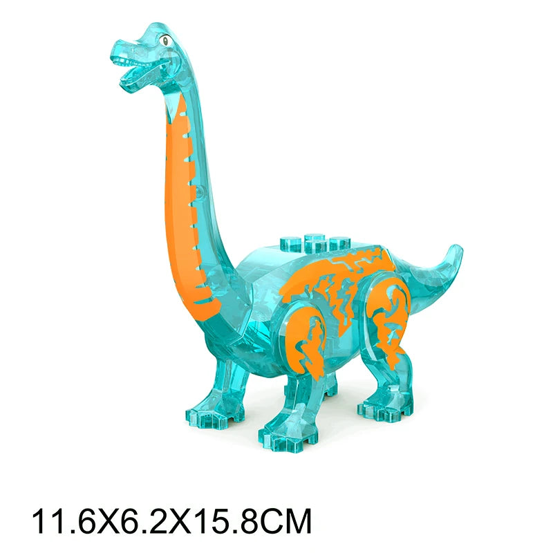 Jurassic Dinosaur Building Blocks Toys Park Compatible Major Brand Gifts Simulation Animal T-Rex Raptor Ankylosaur Diamond