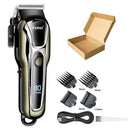 Kemei PG1990A Rechargeable Hair Clipper or Limit Combs Professional Cordless Men Hair Trimmer Men's Hair Cutting Machine Barber