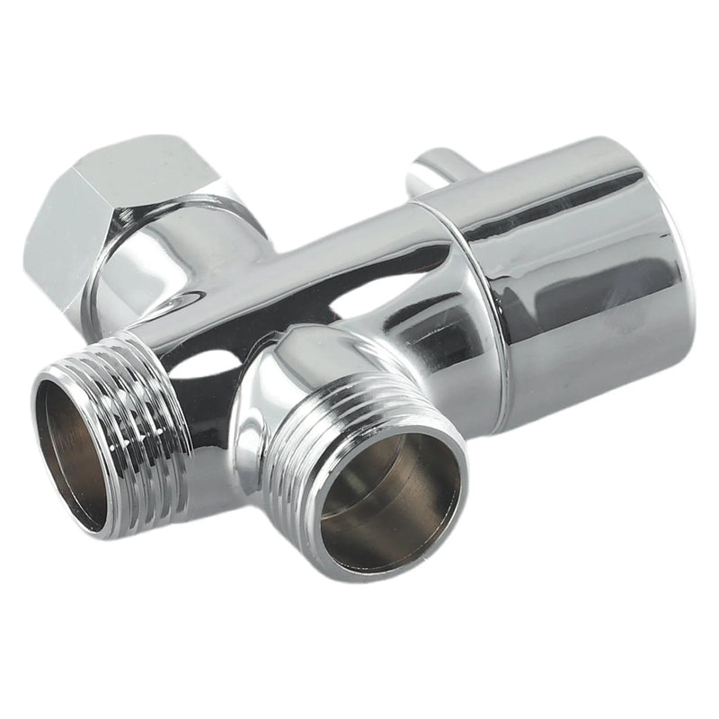 3 Way Diverter Valve 0.6-1.5mpa Kitchen 1pcs Mixer Tap 4-points Shower Head Angle Valve T-Adapter G1/2in Brass