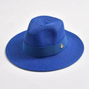 New Summer Straw Hat for Women Panama Soft Shaped Beach Sun Hat Outdoor UV Protection Travel Hat Sombreros De Mujer