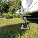 4 Pack Caravan Support Stand RV Stabilizer Jacks 3600 kg Aluminum RV Leveling Jacks Stack for RV Travel Trailer Camper Jack