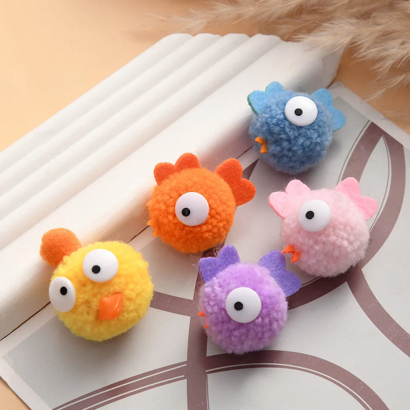 MPK New Cat Toys Small Cat Toys Cute Round Chick Bulat Series (A5421)