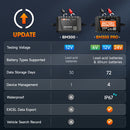 ANCEL BM300 PRO 6V 12V 24V Bluetooth Battery Monitor Battery Health Analyzer Charging Cranking System Test/Alarm Battery Tester