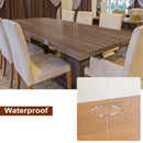 Rectangular Table Film 1mm Crystal Clear PVC  Transparent Waterproof Tablecloth Christmas Decoration High Gloss Protector Cover