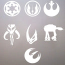 Variety of Sci-Fi Vinyl Wall Sticker, Cool Imperial Rebel Alliance ORDER Logo Vinyl Decal Stickers For Laptop Car Decoration