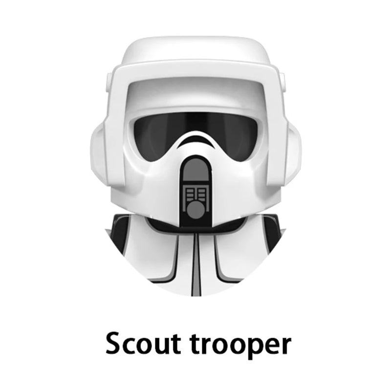 ARC Clone Troopers Building Blocks LUKE Skywalker Mandalorians Boba Fett Palpatine Yoda R2D2 Bricks Action Figures Toys