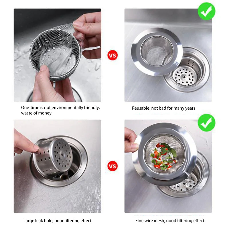 Hair Filter Sink Drain Strainer Bathtub Shower Floor Drain Stopper Silicone Kitchen Deodorant Plug Bathroom Accessories