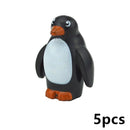 MOC City Animal Zoo Fram Accessories Building Block Figures Goat Sheep Eagle Owl Panda Parrot Seagull Penguin Bricks Toy Gift