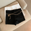 Shorts Women Solid Slim Design Casual New Korean Style Hot Girls Fashion Simple All-match Daily Streetwear Summer Sexy Soft Ins