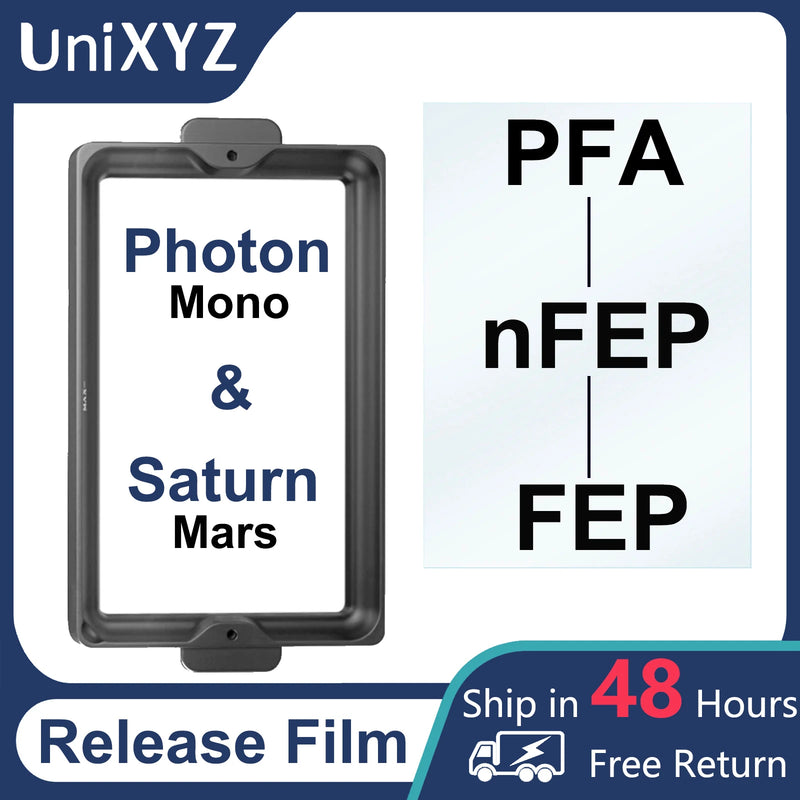 nFEP PFA Release Film for Anycubic Photon Mono Elegoo Saturn 2 3 8.9/9.25/6 Inch UV Resin 3D Printers FEP Release Liner Film