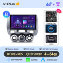 Junsun Wireless CarPlay Android Auto Car Radio for Honda Fit Jazz City 2002 2003 2004-2007 RDS GPS 4G WIFI Multimedia autoradio