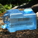 5/10/18/20/22L Portable Car Water Bucket Driving Pure Water Tank Container with Faucet Outdoor Camping Cooking Picnic Hiking