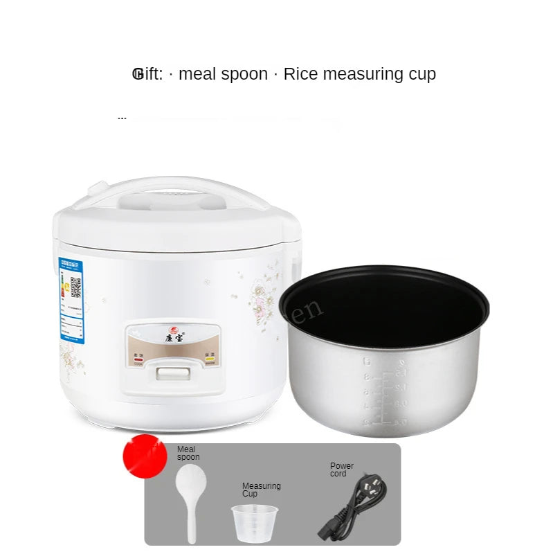 2L Mini Rice Cooker 2 Layers Steamer Multifunction Cooking Pot Electric Insulation Heating Cooker Food Container Lunch Box