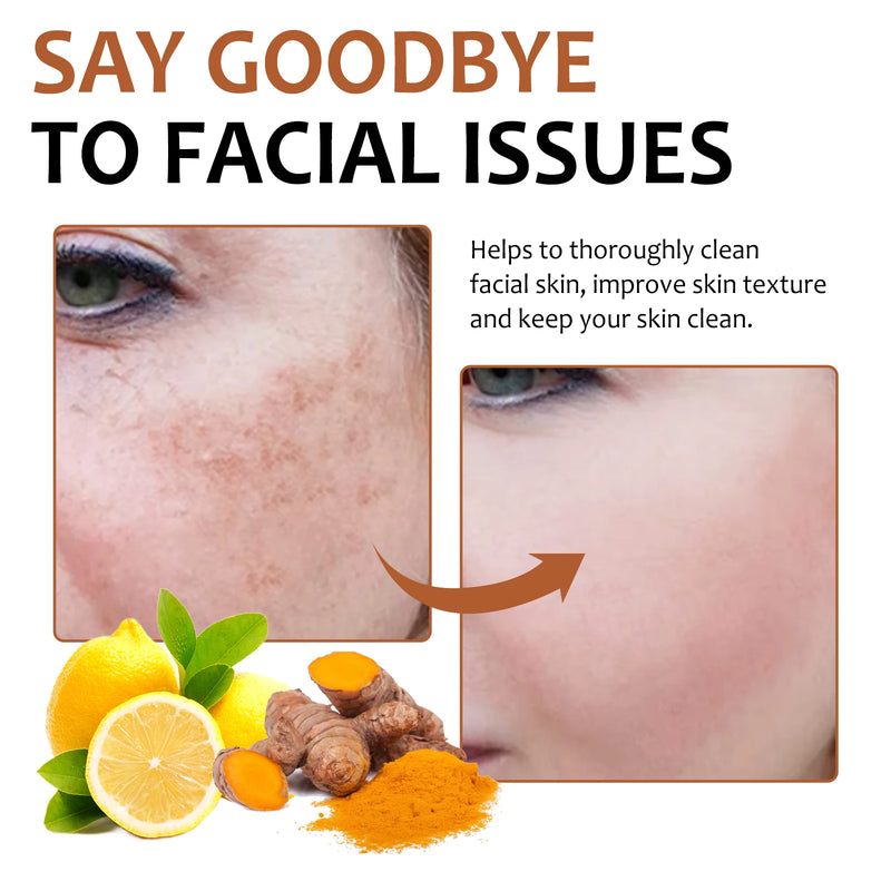 Lemon Turmeric Handmade Soap Lemon Kojic Acid Soap Bath and Facial Soap Strongly Moisturizes and Cleanses The Skin