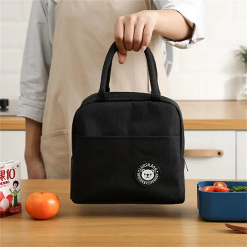 Portable Work Lunch Bag Insulated Waterproof Camping Bag Outdoor Thermal Bag Aluminum Foil Thickened Refrigeration Bag