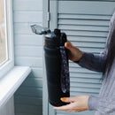 500ML Sports Water Bottle BPA Free Anti-fall Leak-proof Large Capacity Fitness Gym Bottle Tritan Plastic Portable Bottle Water