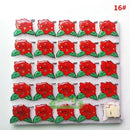 25pcs Party Love LED Flashing Brooch Pin Cartoon Light up Glow Badge Gift Cosplay Navidad Wedding Festival Halloween Christmas