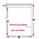 100pcs Clear Self-adhesive Sealing Plastic Bags Gift Jewelry Packaging Bag Candy Packing Resealable Cookie Packaging Bags