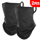 1/2PCS Breathable Bandana Cooling Quick-dry Scarf Sun Protection Face Cover Windproof Mask Neck Gaiter Sports Outdoor Hiking