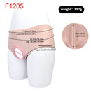FAAK Silicone Briefs Fake Vaginal Realistic Panty Underwear Hiding Gaff Hip Enhancer for Cosplay Transgender Crossdressers Women