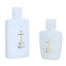 60/100/200ml Easter Plastic Water Bottle Religious Articles Easter Holy Water Bottle With Gold Blocking Logo Holy Water