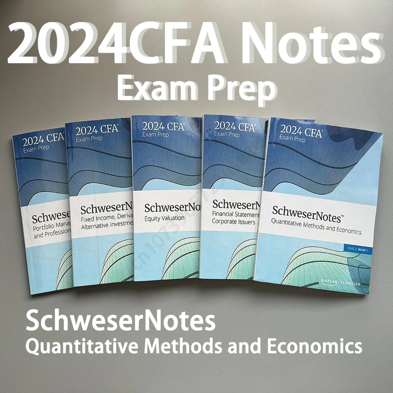 2024 CFA Level 1 Level 2 Level 3 English Notes Chartered Financial Analyst Paper Edition Textbook