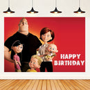 Cartoon The Incredibles Theme Boy Birthday Party Latex Balloons Cake Topper Banner Background Baby Shower Supplies For Kids Gift