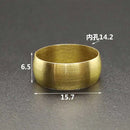 Fit 3/4/5/6/8/10/12/14/16mm 1/4" OD Tube Brass Olive Barrel Compression Sleeve Ferrule Ring