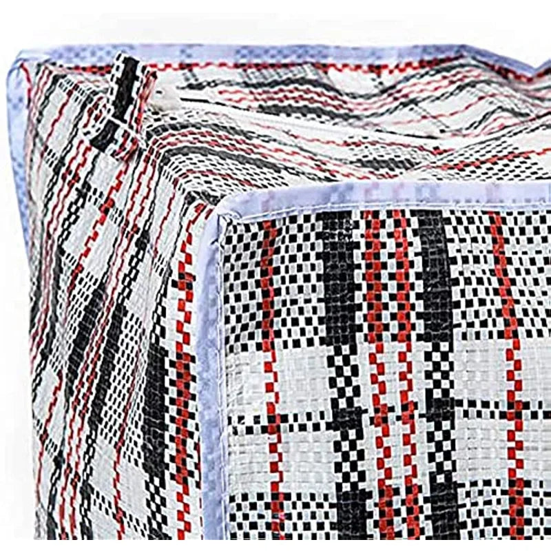 Extra Large Strong and Durable Storage bags Ideal for Laundry/Moving House/Shopping/Storage/Reusable Store Zip Bag Packaging