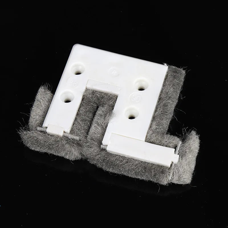 4pcs Sliding Window Buffer Block Up and Down Track Sealing Wind-proof Brush Strip Door Sound Insulation Pad Window Accessories